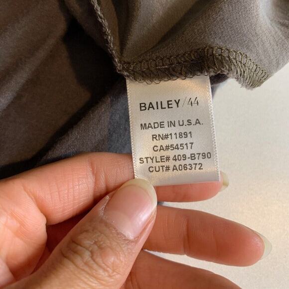 Bailey 44 Tank Top Womens S Small Brown Silk Wrap Front Snakeskin Print Cutout - Picture 8 of 11